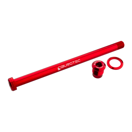 Burgtec 180mm x 12mm 1.00mm Pitch Rear Axle - Red